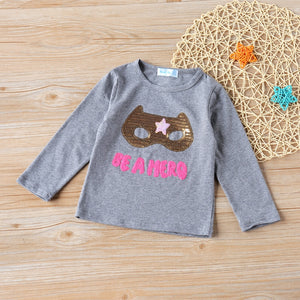 Girl Clothes Sets NEW Autumn Long-Sleeved Letter Top+ Star Mesh Skirt 2PCS Outfits Toddler Clothes