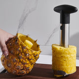 Stainless Steel Pineapple Peeler Cutter Fruit Knife slicer A spiral Pineapple cutting machine Easy to use kitchen cooking tools