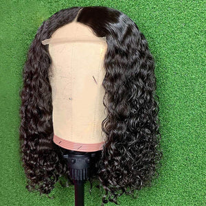 Curly Human Hair Wig 13x4 Short Bob Wigs Remy Brazilian Hair Bob Wigs For Women Glueless Pre plucked Perruque Cheveux Humain