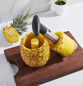 Stainless Steel Pineapple Peeler Cutter Fruit Knife slicer A spiral Pineapple cutting machine Easy to use kitchen cooking tools