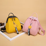 Small Oxford Women Backpack Soft Quality Yellow Black Backpack Korea Multi-function Shopping Girl Backpack For Lady