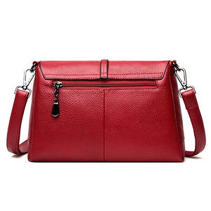 Luxury Genuine Leather Handbags . Bag Designer Cowhide Crossbody Bags Fashion Women Shoulder Bag High Quality Ladies Totes