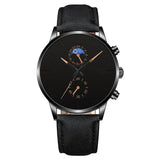 2022 Luxury Mens Watches Black Stainless Steel Mesh Belt Quartz Wrist Watch Men Business Casual Leather Watch