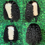 Curly Human Hair Wig 13x4 Short Bob Wigs Remy Brazilian Hair Bob Wigs For Women Glueless Pre plucked Perruque Cheveux Humain