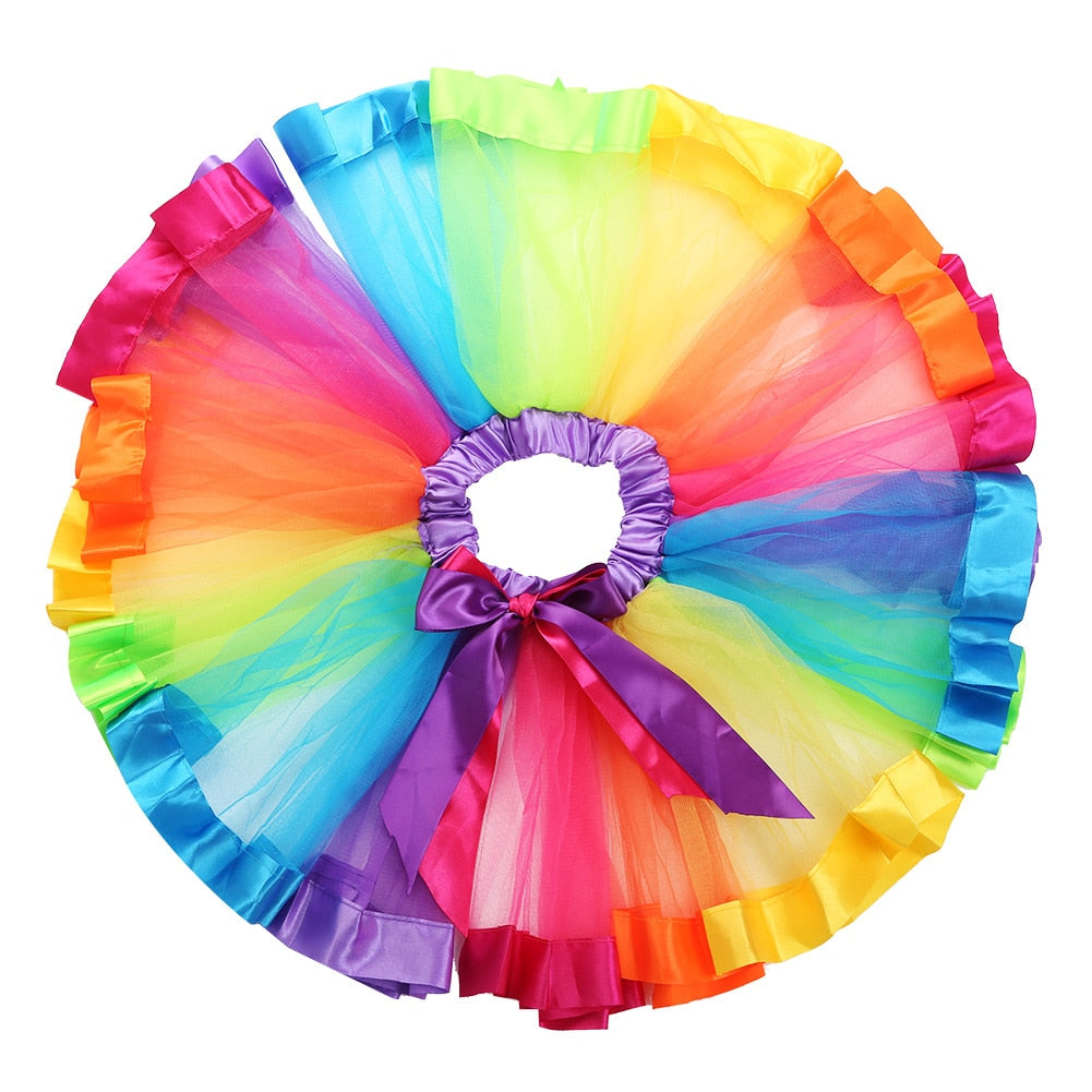 Fashion Kids Baby Girls Skirt Party Tutu Princess Skirt Dancing Fancy Costumes skirt Up for 0-8Y Girls