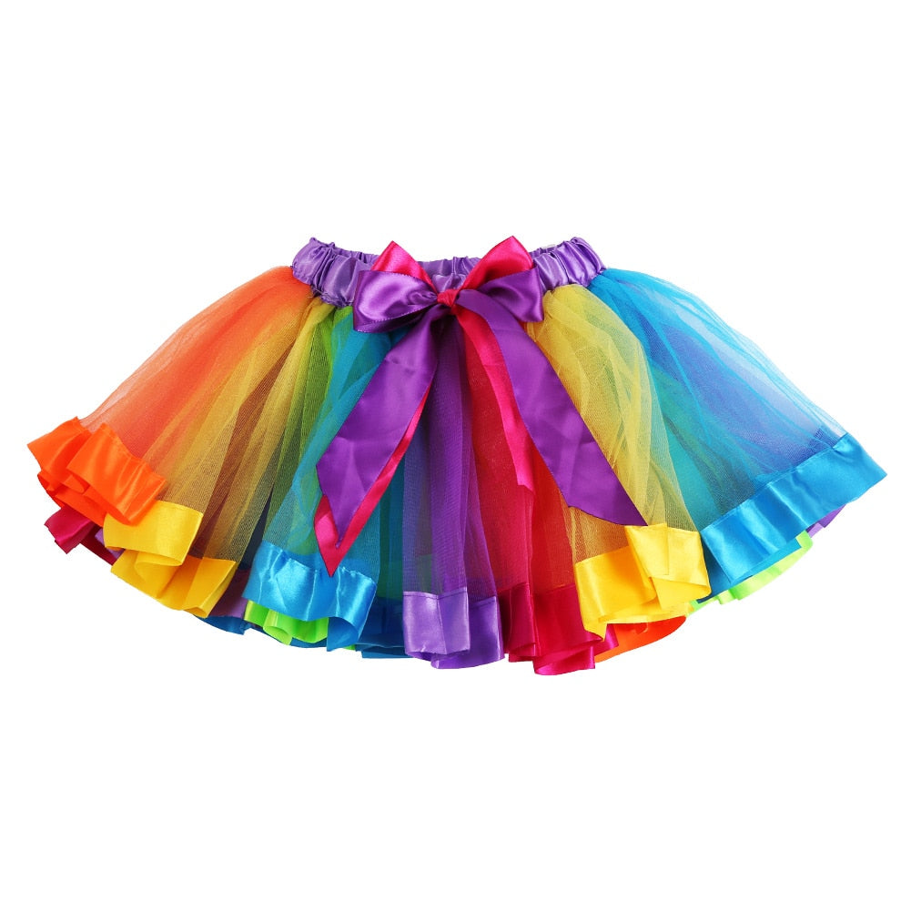 Fashion Kids Baby Girls Skirt Party Tutu Princess Skirt Dancing Fancy Costumes skirt Up for 0-8Y Girls