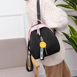 Small Oxford Women Backpack Soft Quality Yellow Black Backpack Korea Multi-function Shopping Girl Backpack For Lady