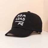 Mom Dad Printed Cap