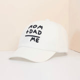 Mom Dad Printed Cap