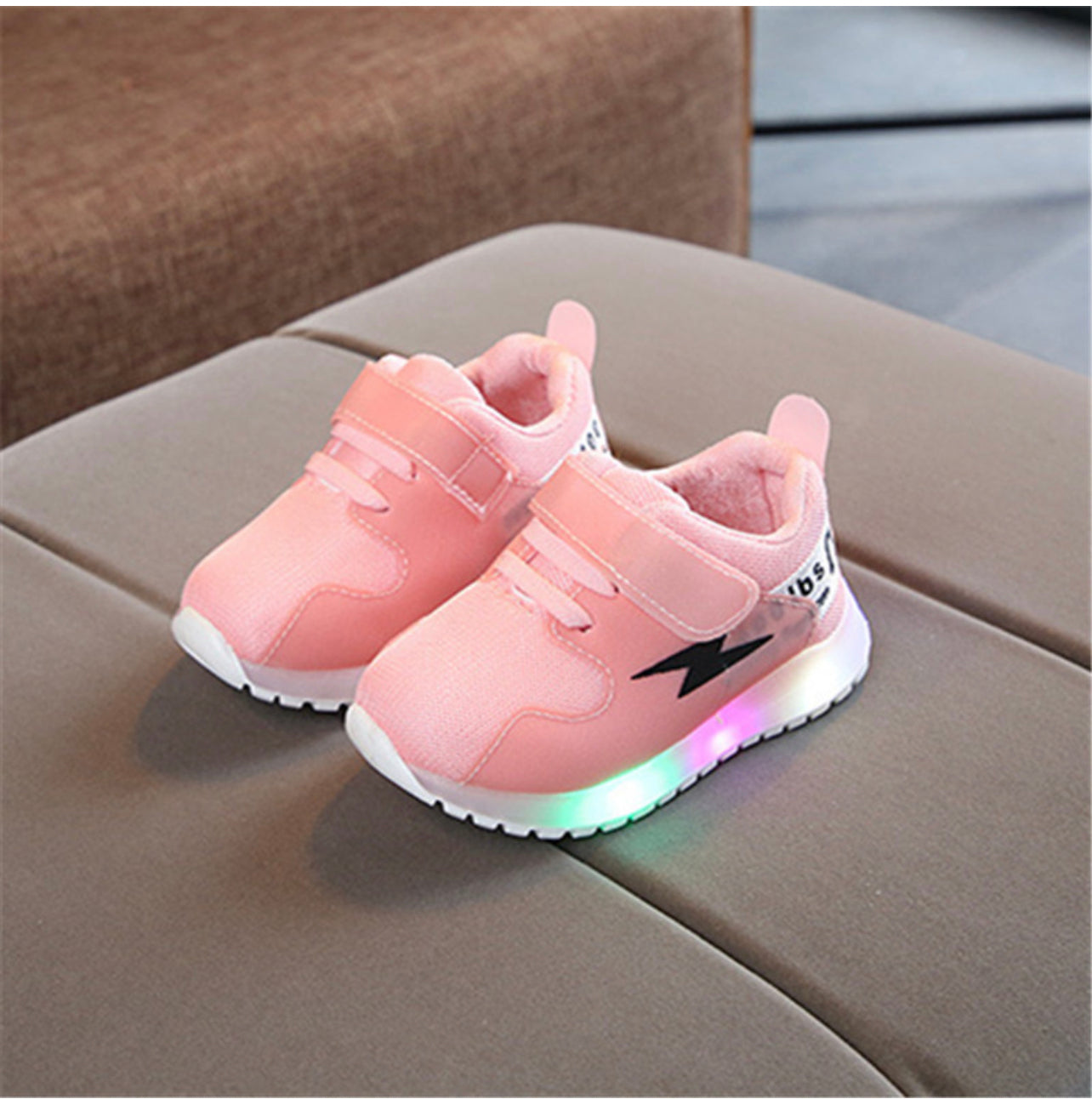 Baby / Toddler Lightning Print LED Sport Shoes