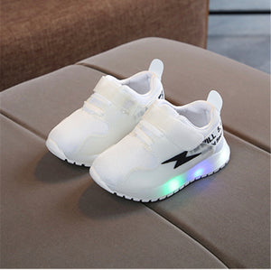 Baby / Toddler Lightning Print LED Sport Shoes