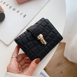 Stone Pattern Women&#39;s Wallet Cute Student Short Wallet New In Trend Small Fashion Purse Coin Purse Ladies Card Holder