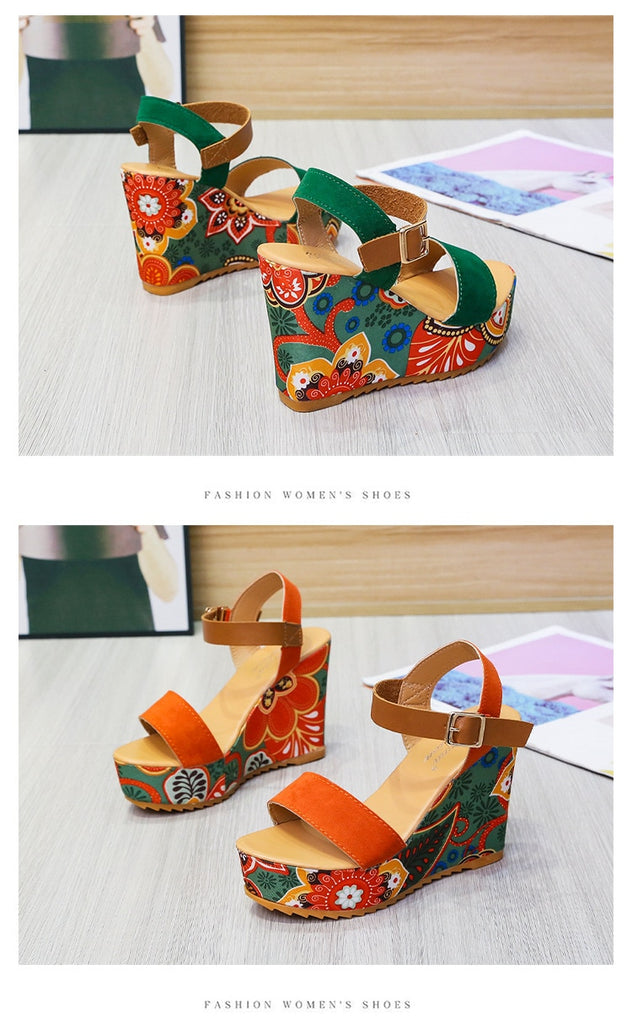 Fashion Wedges Shoes For Women High Heels Sandals Summer Shoes