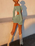 Women Green Drawstring Ruched 2 Piece Sets Sexy Tie Front Top and Skirt Fashion Outfits Matching Sets Clothes