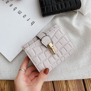 Stone Pattern Women&#39;s Wallet Cute Student Short Wallet New In Trend Small Fashion Purse Coin Purse Ladies Card Holder