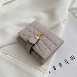 Stone Pattern Women&#39;s Wallet Cute Student Short Wallet New In Trend Small Fashion Purse Coin Purse Ladies Card Holder