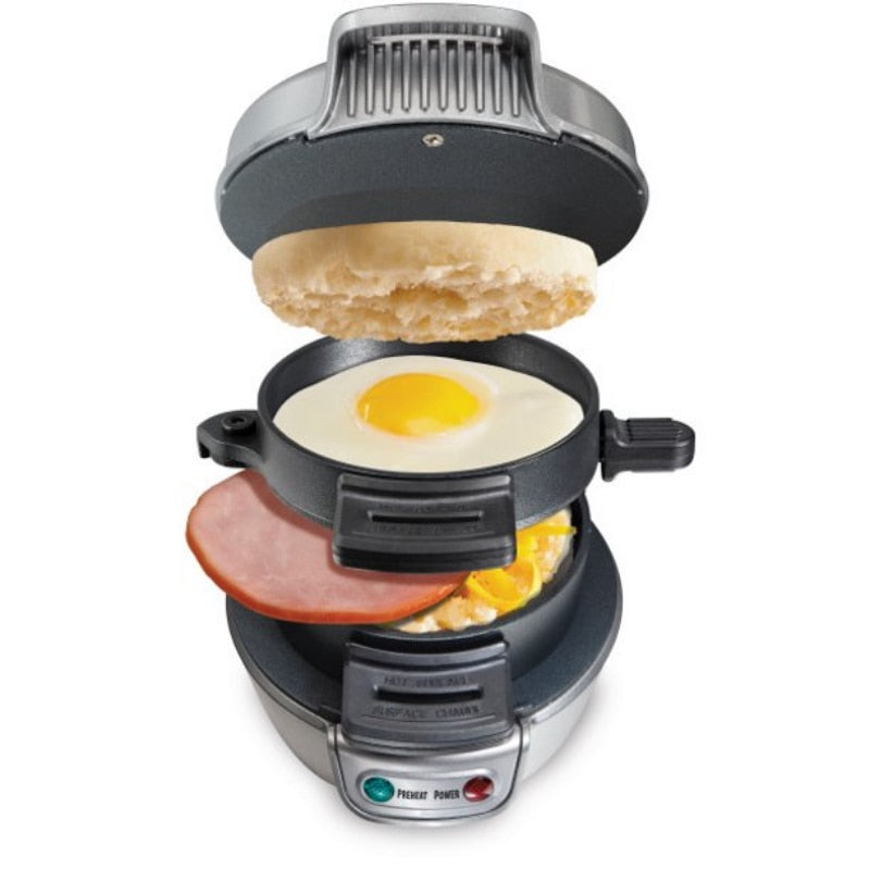 Hamilton Beach Breakfast Sandwich Maker with Electric Kettle Value Bundle