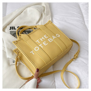 Luxury Designer Bag Tote Women Handbags Letter Shoulder Bags 2022 Brands Soft PU Shopper Purses Crossbody Bags for Women Clutch