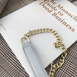 Luxury Designer Brand Women Chain Bag Letter Leather Crossbody Bag For Women Shoulder Bag Messenger Female Casual Fashion Clutch