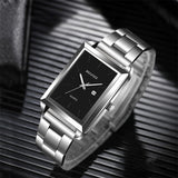 Luxury Business Stainless Steel Quartz Watch for Man Fashion 2023 Men Calendar Sports Casual Leather Wristwatch