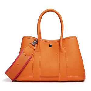 30Cm Luxury Designer Cowhide Handbag Classic Genuine Leather Tote Platinum Bag Fashion Large Capacity Women Shoulder Bags