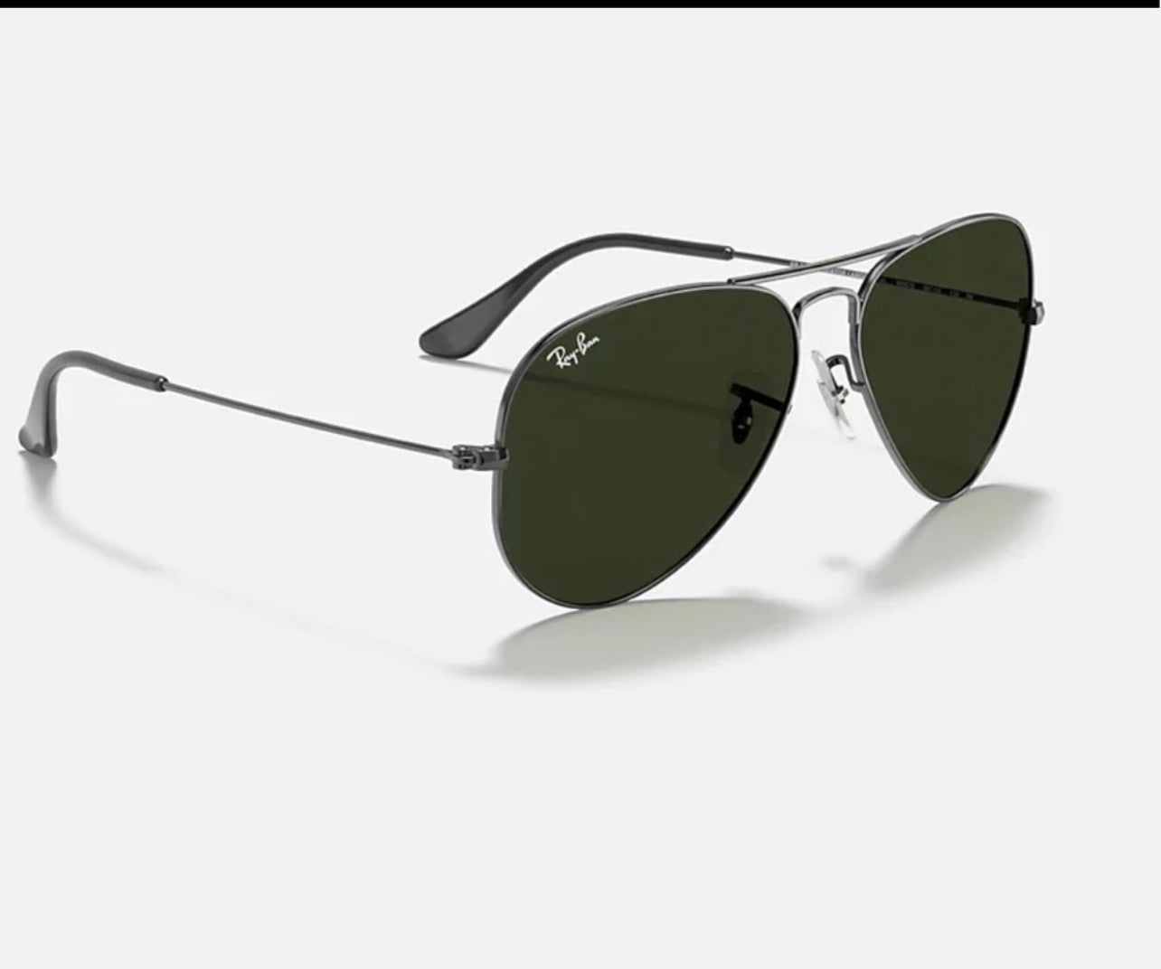 Ray ban Aviator sunglasses in gunmetal RB3025