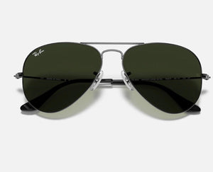 Ray ban Aviator sunglasses in gunmetal RB3025